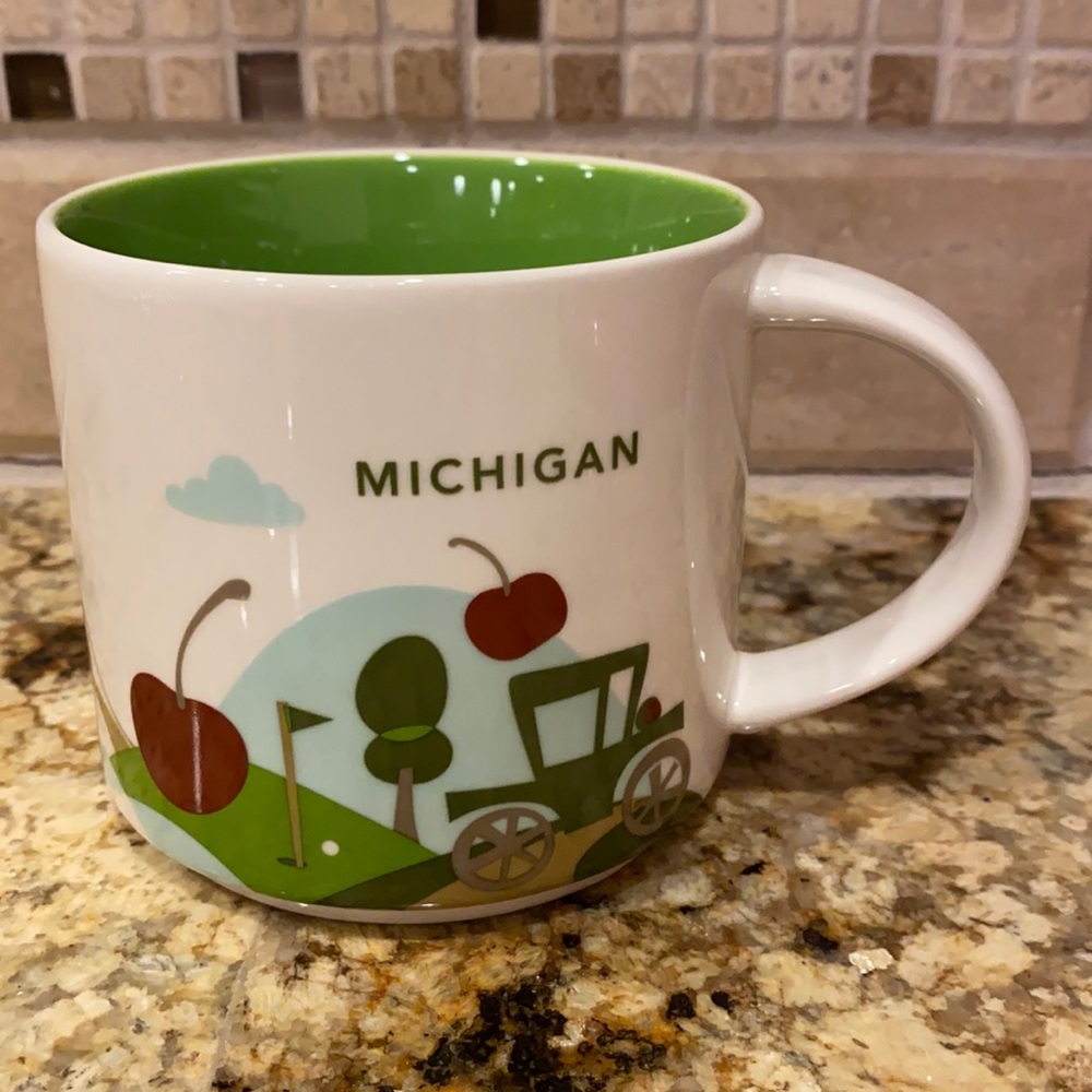 Starbucks You Are Here Collection Michigan Mug